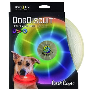 Nite-ize Flashflight® Dog Discuit™ LED Flying Disc – Disc-O